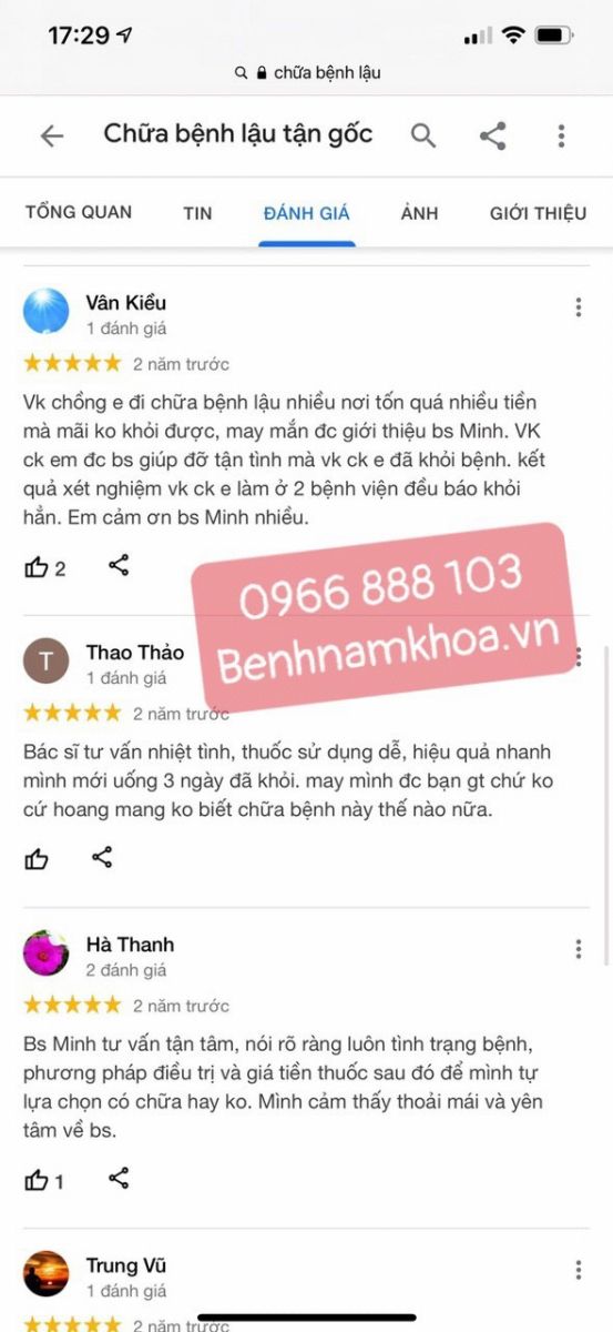 Phản hồi chữa bệnh lậu 2021-47 Phản hồi chữa bệnh lậu 2021-47